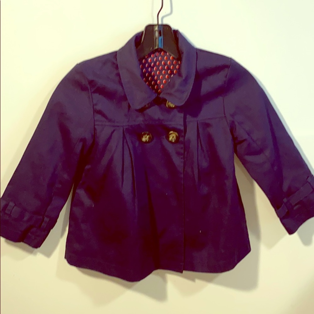 Button up coat for little girls